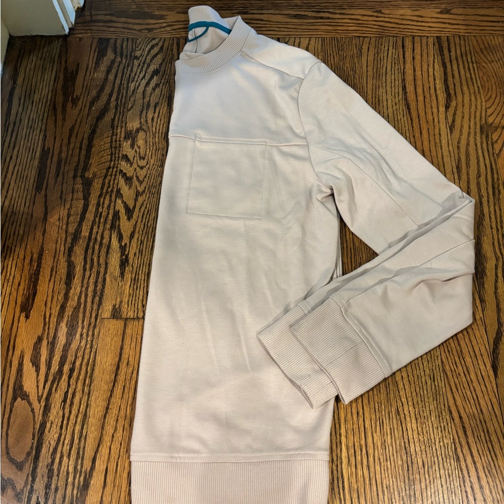 Beige Men's Athleisure Top